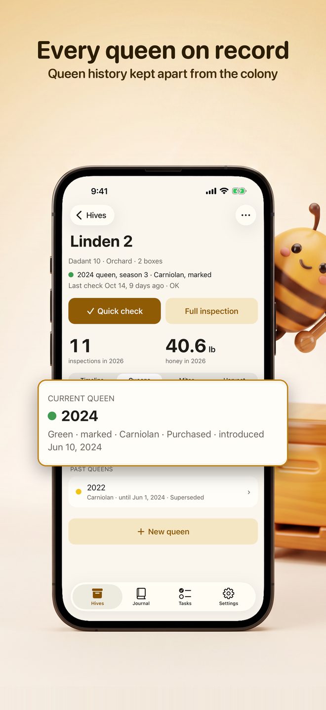 Combnote: Beekeeper Journal — 6