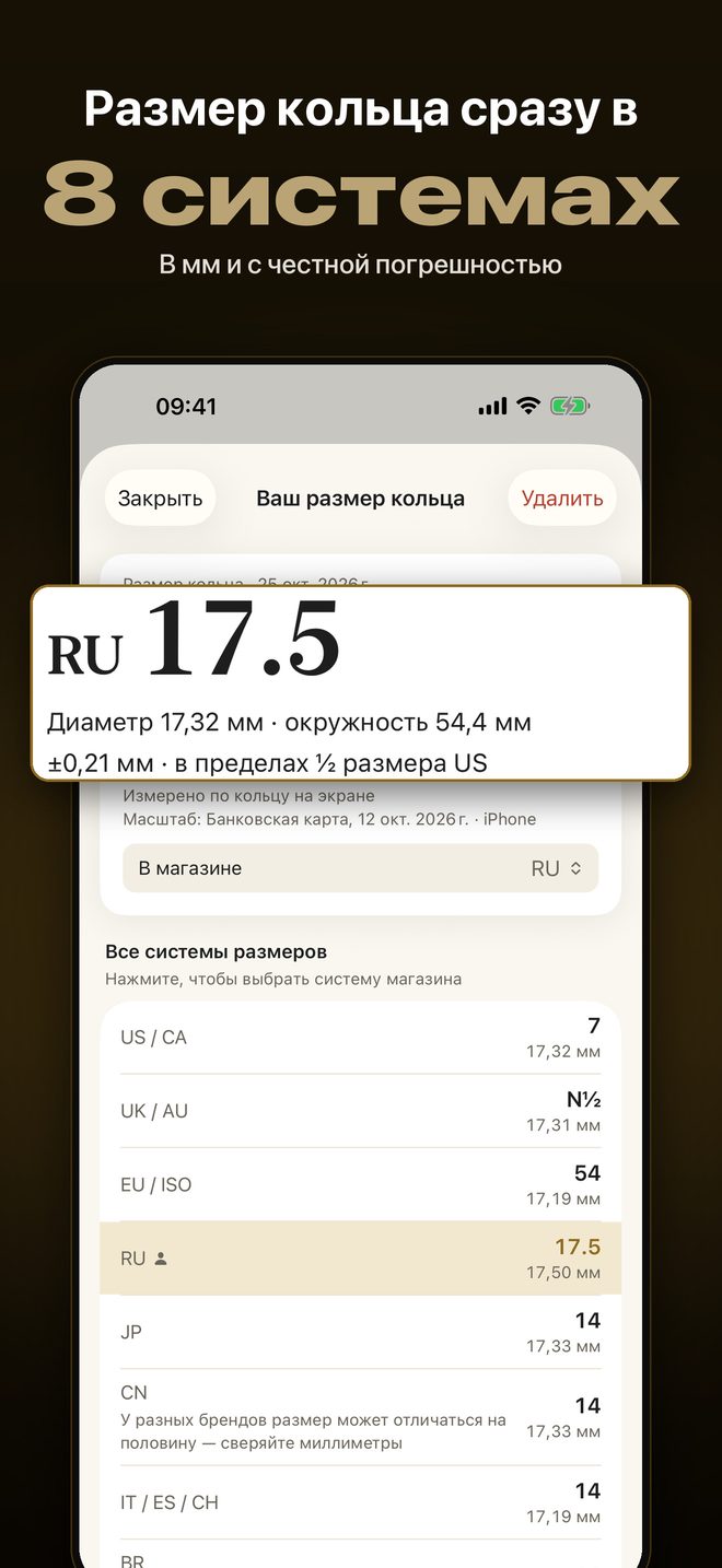 Karatly: размер кольца, золото — 1