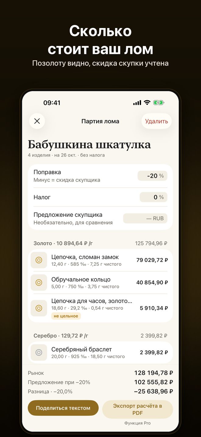 Karatly: размер кольца, золото — 4