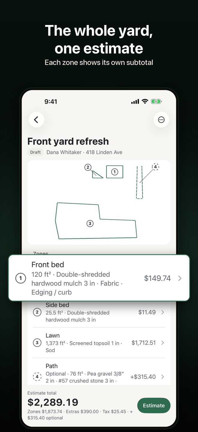 Yardload: Landscape Calculator — 2