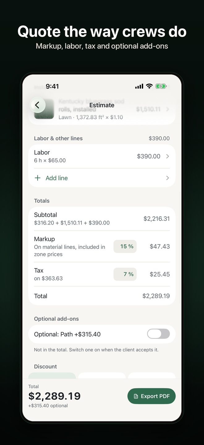 Yardload: Landscape Calculator — 3