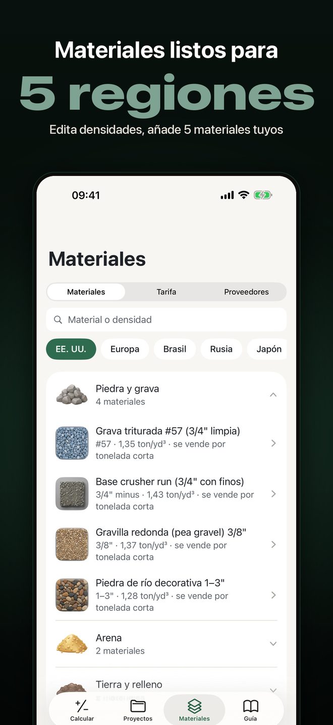 Yardload: Metros Cúbicos — 6